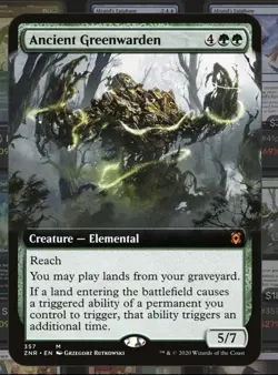 Ancient Greenwarden (Extended Art) Zendikar Rising Regular - Image 1