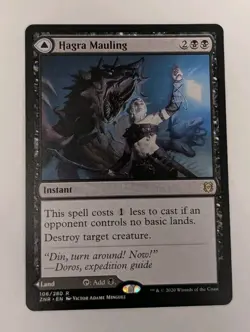 Hagra Mauling / Hagra Broodpit Zendikar Rising - MTG RARE - Image 1