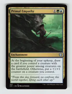 Primal Empathy*Non-Foil* Commander 2021 227 LP - Image 1