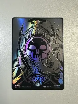 Mana Symbiote Secret Lair - Swamp 1952 Raised Foil MTG SLD Spider-Man - Image 1