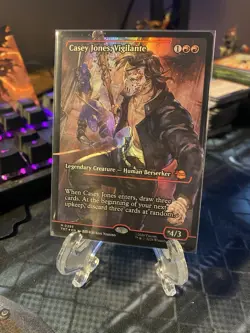 Magic The Gathering Casey Jones Vigilante Holo Legendary Creature TMNT ENGLISH - Image 1