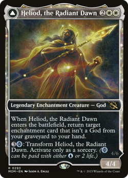 Heliod, the Radiant Dawn // Heliod, the Warped Eclipse (REG) x1 - MTG MOM #293 - Image 1