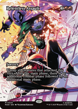 Relentless Assault (REGULAR) x1 - MTG Marvel Universe MAR #25 - Image 1