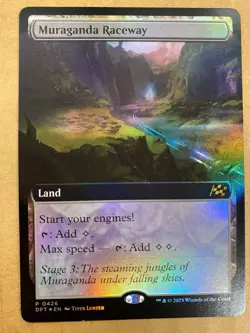 MTG 1x FOIL EXTENDED ART Muraganda Raceway 426 PROMO Aetherdrift Magic the x1 NM - Image 1