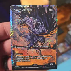 Super Shredder (Showcase) (Fracture Foil) Teenage Mutant Ninja Turtles Foil - Image 1