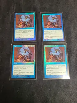 Opt Invasion FOIL x4 MtG Magic the Gathering - Image 1