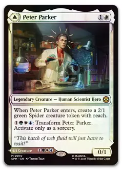 Peter Parker #10 (Foil) (NM) Spider-Man SPM Magic MTG - Image 1