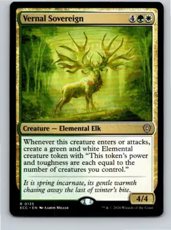 Magic the Gathering Vernal Sovereign Lorwyn Eclipsed Commander MTG Free Ship! - Image 1