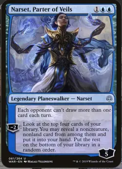 Magic The Gathering, Narset, Parter of Veils, War of the Spark, Regular - Image 1