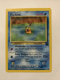 Pokemon Card - Psyduck WOTC Black Star League Promo #20 - Image 1