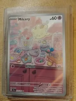Pokemon TCG Milcery 152/142 Illustration Rare, Stellar Crown, NM/M Condition - Image 1