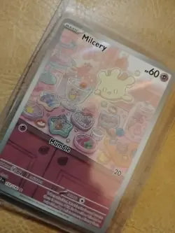 Pokemon TCG Milcery 152/142 Illustration Rare, Stellar Crown, NM/M Condition - Image 3