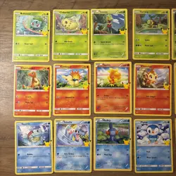 Pokemon 25th Anniversary McDonalds Promo Complete Master Set Non-Holo 25 cards - Image 1