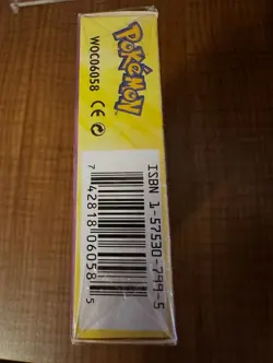 Pokemon Gold Strip ZAP! Sealed Theme Deck Shadowless WOTC - Image 2