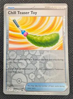 Pokemon Chill Teaser Toy Surging Sparks 166/191 Reverse Holo Uncommon - NM - Image 1
