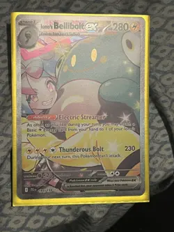 Pokemon Iono's Bellibolt ex 183/159 SV09 Journey Together Special Illustration … - Image 1