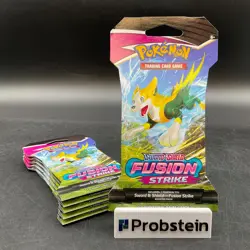 Lot of (6) Pokemon TCG SWSH Fusion Strike Sleeved Booster Packs SEALED - Image 1
