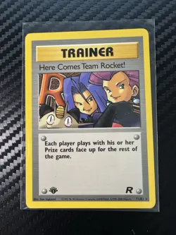 Here Comes Team Rocket 71/82 - 1st Edition Team Rocket - Uncommon - Pokemon - NM - Image 1