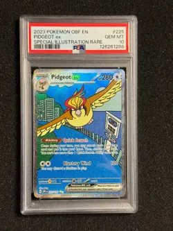 Pokemon TCG Obsidian Flames Pidgeot EX 225/197 SV03 Holo - Image 1