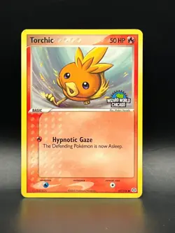 Pokemon 2005 Ex Emerald- Torchic #69 Wizard World Chicago Stamped Promo Rare-NM - Image 1