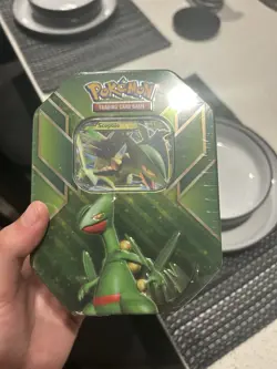 Pokemon Hoenn Power Tin Sceptile EX Box Booster Special Foil Online Code Sealed - Image 1