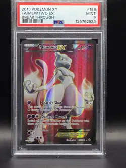 Mewtwo EX 158/162 XY Breakthrough HP Ultra Rare PSA 9 Pokemon TCG - Image 1