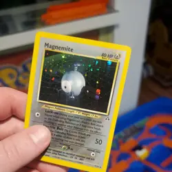 Magnemite 7/75 Holo Rare Neo Discovery Pokemon English WOTC LP- - Image 3