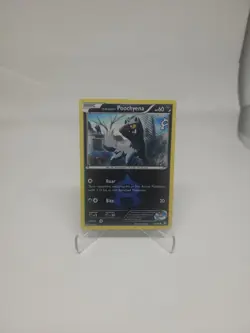 Team Aqua’s Poochyena 16/34 Reverse Holo Pokemon TCG Double Crisis LP - Image 1