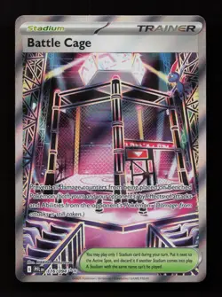 Battle Cage 116/094 Ultra Rare Phantasmal Flames Pokemon Near Mint - Image 1