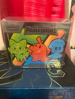 Pokemon TCG Scarlet & Violet Paldea Evolved Elite Trainer Box SEALED + case! - Image 1