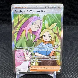 Anthea and Concordia 254/217 Ascended Heroes Pokemon TCG Full Art Trainer - Image 1