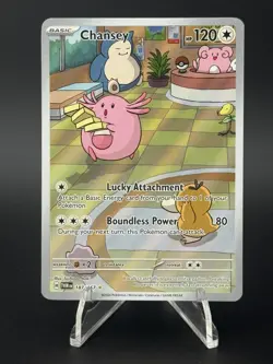 Pokemon - Chansey - 187/167 Twilight Masquerade - Illustration Rare - Near Mint - Image 1