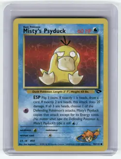 Misty's Psyduck Gym Challenge Common Pokemon Near Mint or Better - Image 1