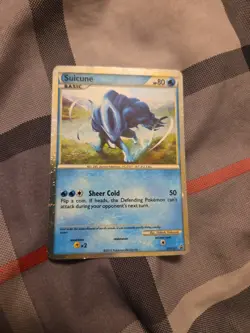 2010 Pokemon HGSS Black Star Promo Suicune #HGSS21 - Image 1