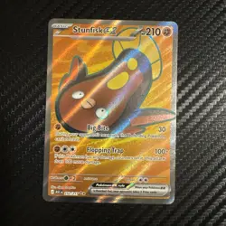 Pokemon TCG Stunfisk EX 252/217 Ultra Rare Full Art Holo Ascended heroes - Image 1