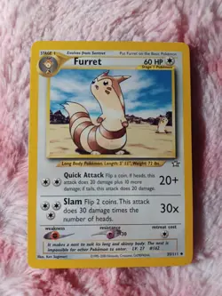 Pokemon Furret 35/111 Uncommon Neo Genesis Unlimited - Image 1