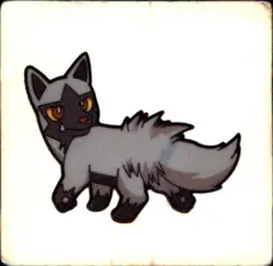 Pokemon Japanese Daiichi Pan Bread Seal Sticker Poochyena - Image 1