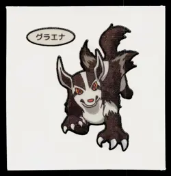 Mightyena Daiichi Deco Bread Sticker Pokemon Japanese Lightly Played - Image 1