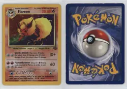 Flareon Holo Pokemon Jungle #3 1999 - Image 3