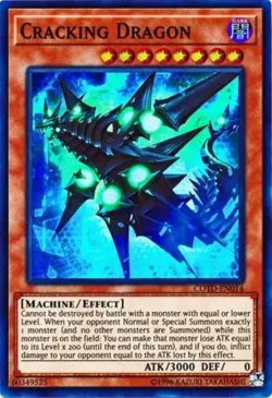 1 x Cracking Dragon - COTD-EN014 - Super Rare - Unlimited Edition Near Mint, Eng - Image 1