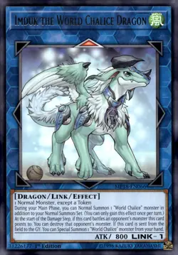 Yu-Gi-Oh! Imduk the World Chalice Dragon MP18 1st Ed. EN066 Rare NM/LP x1 - Image 1
