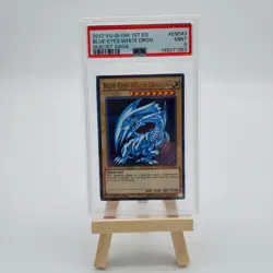 Blue-Eyes White Dragon DUSA-EN043 Duelist Saga 1st Edition PSA 9 YuGiOh - Image 1