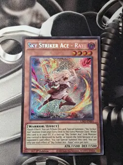 SKY STRIKER ACE - RAYE ALTERNATE ART SECRET RARE L26D-ENS01 NEAR MINT YUGIOH - Image 1