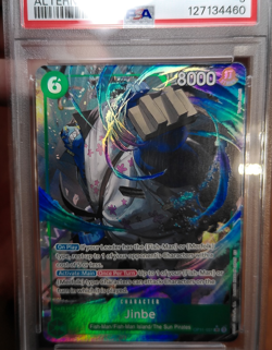 2025 Jinbe 031 One Piece OP11 Alternate Art PSA 9 Texture OP11 - Image 2