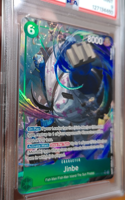 2025 Jinbe 031 One Piece OP11 Alternate Art PSA 9 Texture OP11 - Image 3