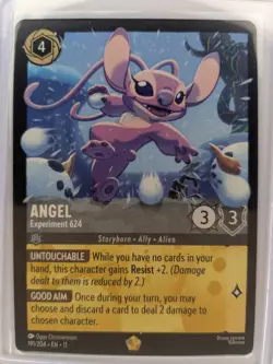 Disney Lorcana: WINTERSPELL – Angel - Experiment 624 #191/204 Legendary Steel NM - Image 2