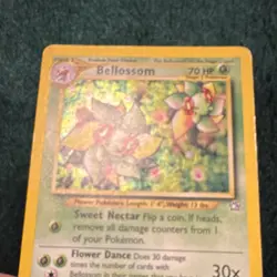 Pokemon Bellossom Neo Genesis Holo Rare 3/111 English Card - LP - Image 2