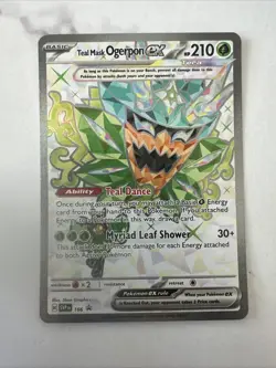 Teal Mask Ogerpon ex 166 Sv: Scarlet & Violet Promo Cards Holo - Image 1