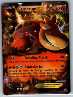 Camerupt EX 29/160 XY - Primal Clash - Pokemon Card - MP - Image 1