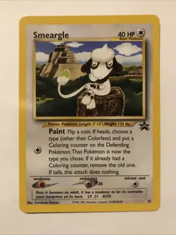 Smeargle #32 Black Star Promo WOTC Pokemon Card - Image 1
